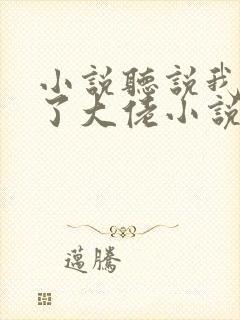 小说听说我嫁给了大佬小说