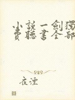 小说一剑独尊免费听书全部