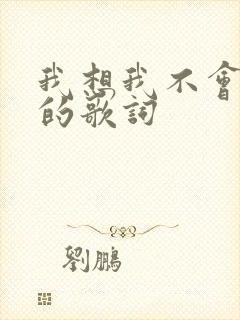 我想我不会爱你的歌词