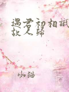 遇君初相识恰似故人归