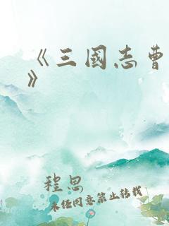 《三国志曹操传》