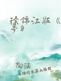 徐锦江版《红楼梦》