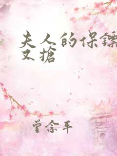 夫人的保镖又争又抢