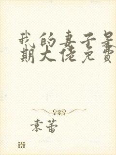 我的妻子是大乘期大佬免费阅读全