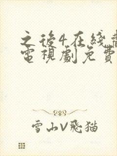 之后4在线观看电视剧免费高清