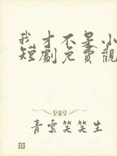 我才不是小可怜短剧免费观看