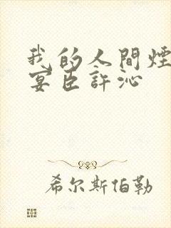 我的人间烟火孟宴臣许沁