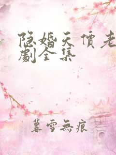 隐婚天价老公短剧全集