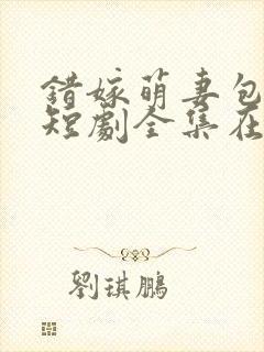 错嫁萌妻包甜的短剧全集在线观看