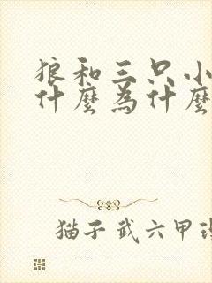 狼和三只小猪谁什么为什么的故事