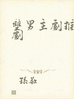 双男主剧推荐韩剧