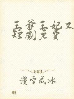 王爷王妃又演上短剧免费