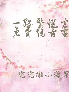 一路惊慌完整版免费观看电影国语