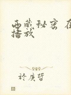 西藏秘密 在线播放