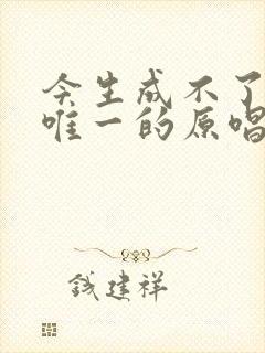 今生成不了你的唯一的原唱歌词