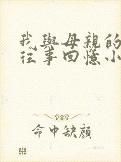我与母亲的一段往事回忆小说