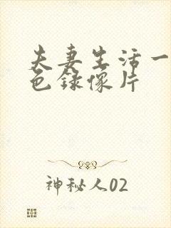 夫妻生活一级黄色录像片