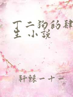 丁二狗的肆意人生 小说