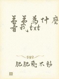 弟弟为什么这么看我txt