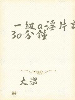 一级a淫片试看3o分钟