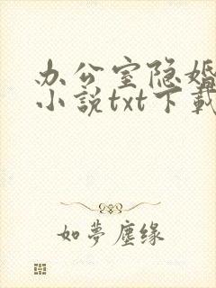 办公室隐婚轻黯小说txt下载