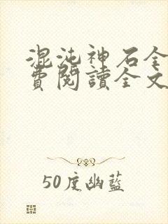 混沌神石全文免费阅读全文