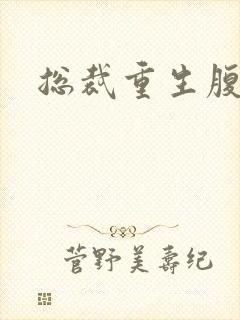 总裁重生腹黑妻