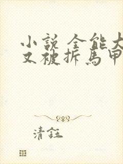 小说 全能大佬又被拆马甲了