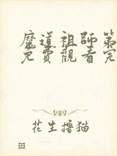 魔道祖师第1季免费观看完整版