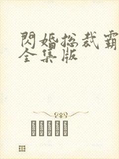 闪婚总裁霸道宠全集版