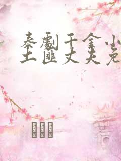 泰剧千金小姐的土匪丈夫免费观看