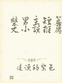 双男主短篇小甜文小说推荐