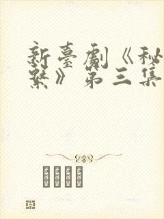 新台剧《秘密关系》第三集