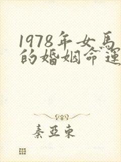 1978年女马的婚姻命运
