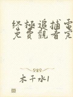 终极追捕电视剧免费观看完整版