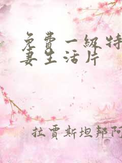 免费一级特黄夫妻生活片