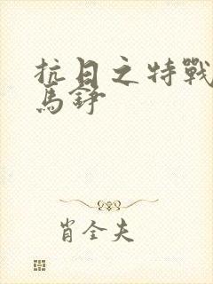 抗日之特战兵王马铮