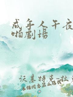 成年人午夜啪啪啪剧场