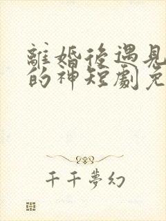 离婚后遇见心软的神短剧免费观看