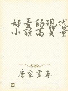 好看的现代言情小说高质量文笔好