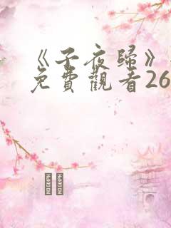 《子夜归》全集免费观看26