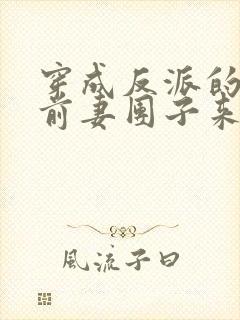 穿成反派的炮灰前妻团子来袭