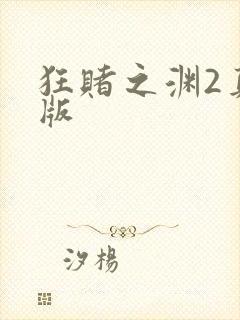 狂赌之渊2真人版