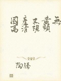 国产又黄无遮挡高清视频