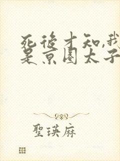 死后才知,我竟是京圈太子白月光下载