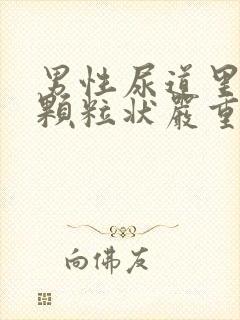 男性尿道里面有颗粒状严重吗