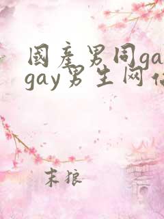 国产男同gaygay男生网站