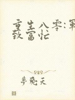 重生八零:军嫂致富忙