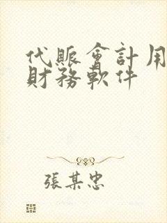 代账会计用什么财务软件