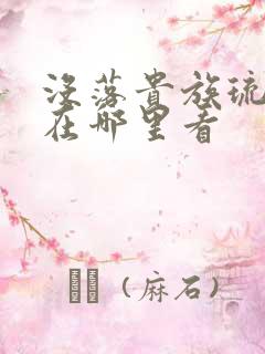 没落贵族琉璃川在哪里看